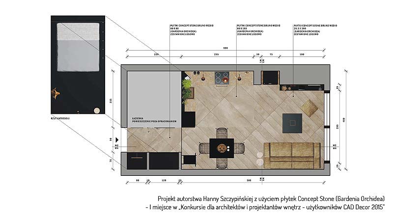 Nowoczesna kawalerka wygrywa „Konkurs dla architektów i projektantów wnętrz (...)”