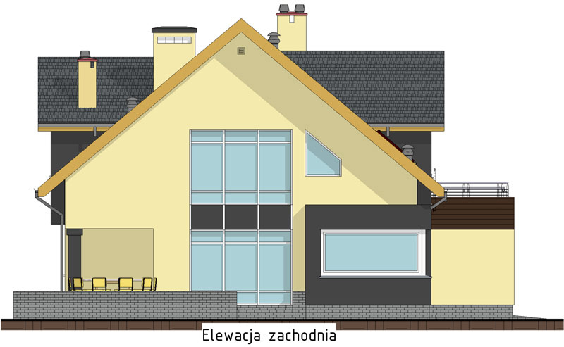 Dom z poddaszem użytkowym : Archime