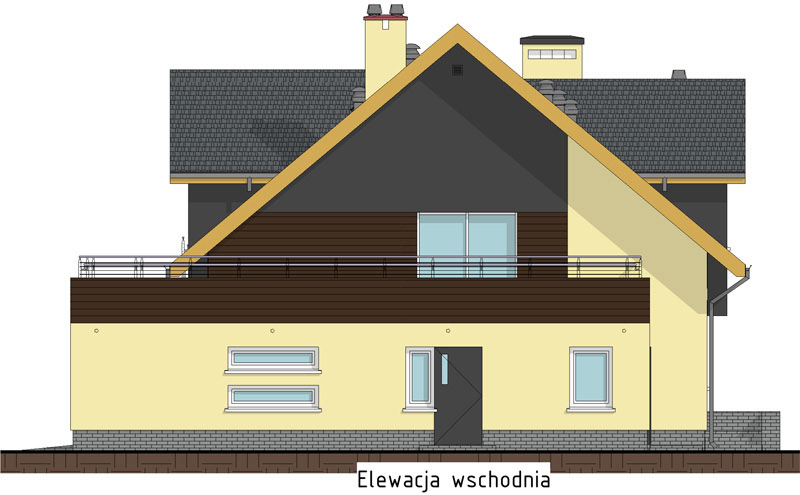 Dom z poddaszem użytkowym : Archime