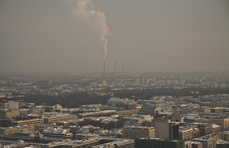  Warszawa moje miasto. Panorama Warszawy. Widok z PKiN.