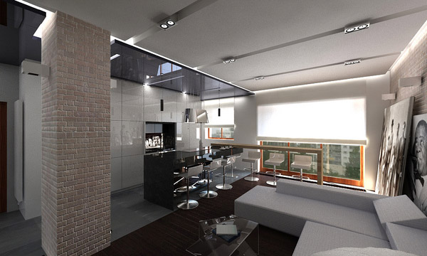Jak zaprojektować loft? Wnętrza z Warszawy