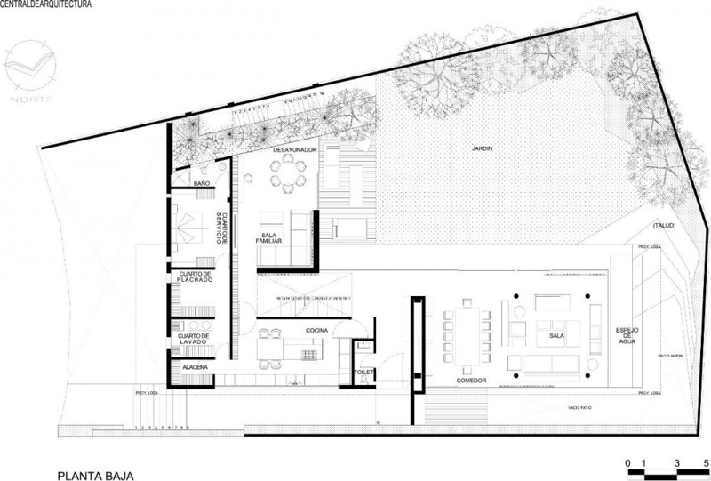 Modernistyczne domy: Meksyk, Central de Arquitectura