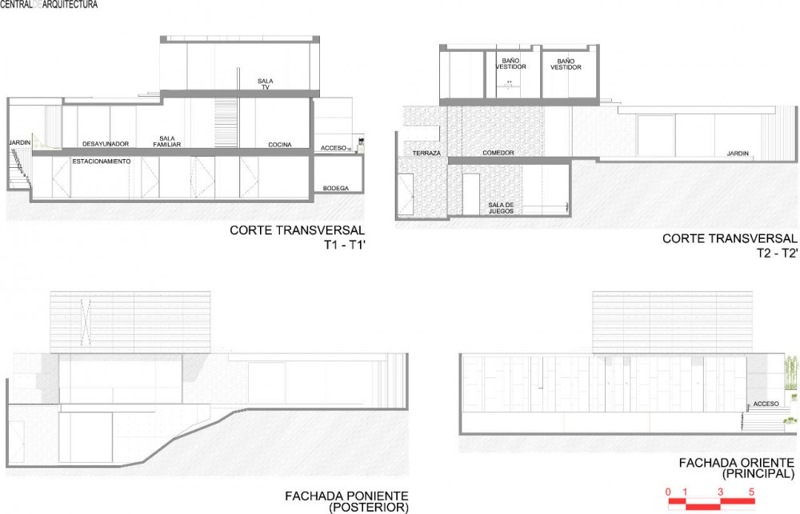 Modernistyczne domy: Meksyk, Central de Arquitectura