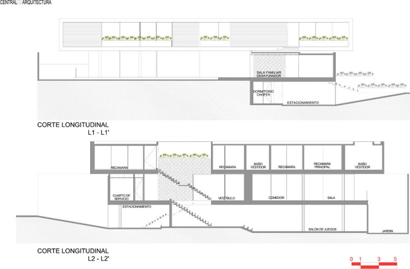 Modernistyczne domy: Meksyk, Central de Arquitectura