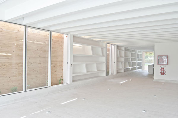 Nowoczesne wnętrze biblioteki w Chile 