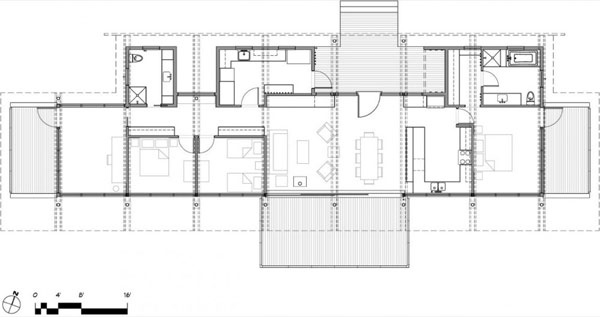 Stalowa konstrukcja : projekt od Balance Associates Architects