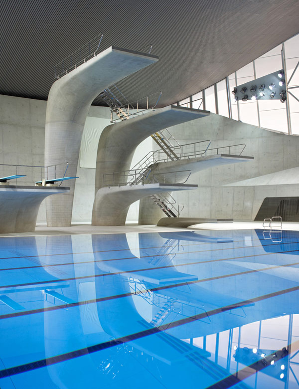 London Aquatics Centre od Zaha Hadid