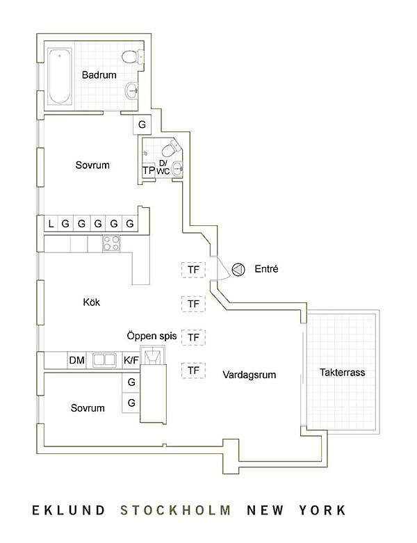 Apartament w Sztokholmie