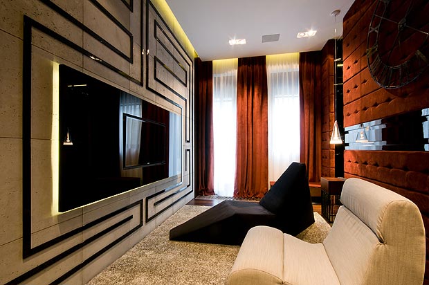 Apartament warszawski w pobliżu parku