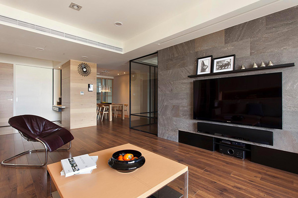 Apartament z ruchomą ścianą