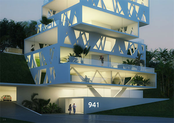 Apartamentowiec - The Cube in Beirut : Orange Architects