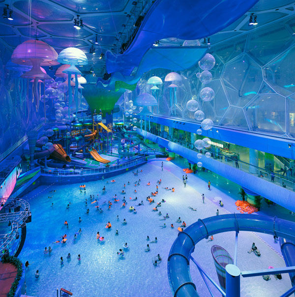 Jak zaprojektować aquapark? Magic Water Cube, Beijing, Chiny