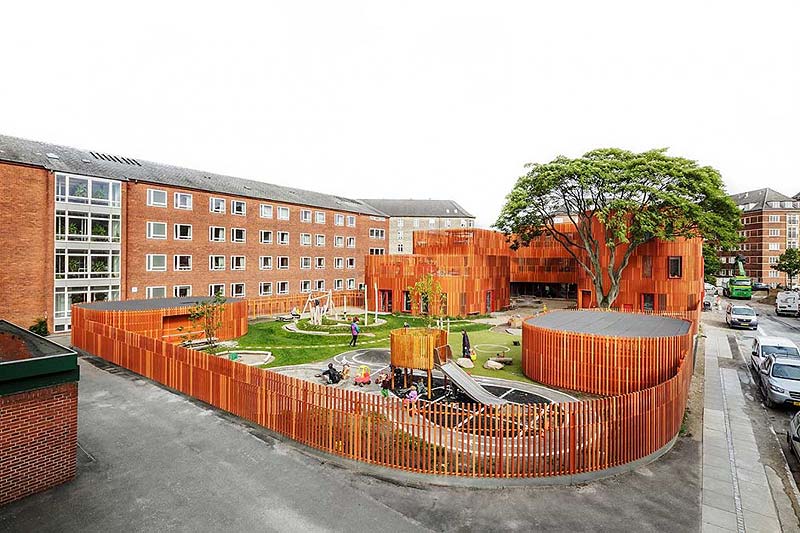 Ciekawa architektura przedszkola