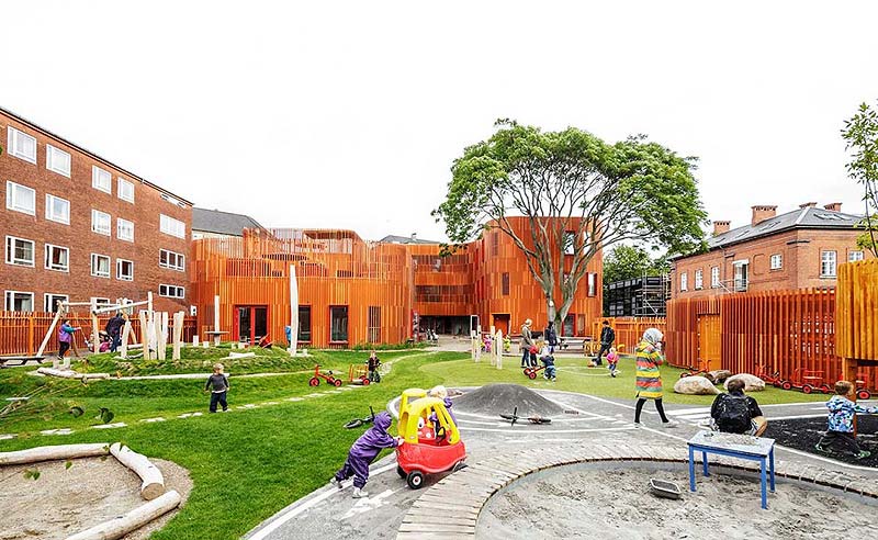 Ciekawa architektura przedszkola