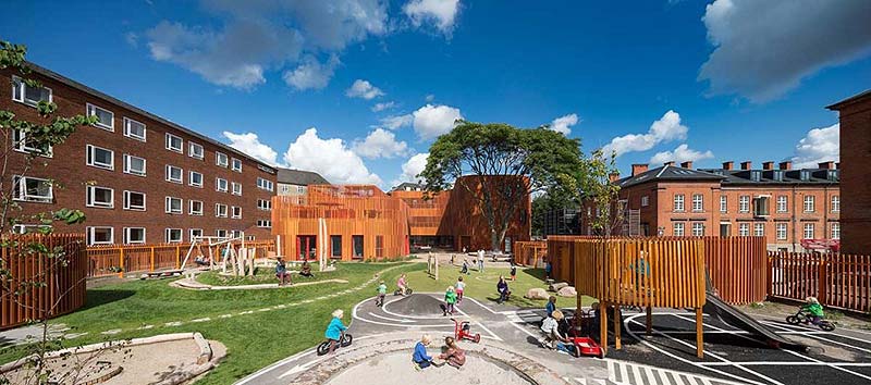 Ciekawa architektura przedszkola