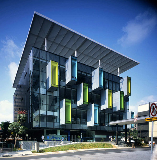 Modna biblioteka w Singapurze : projekt LOOK Architects
