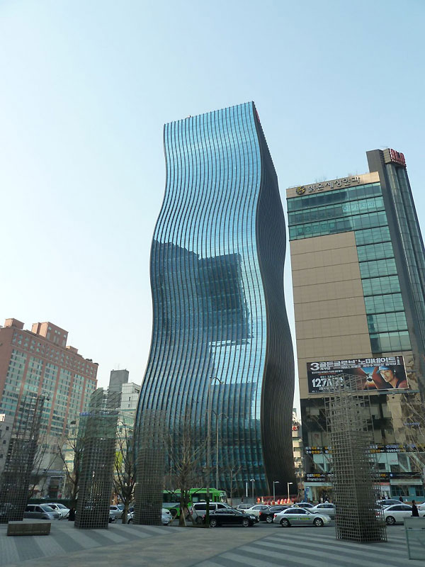 Falujący biurowiec w Seulu : ArchitectenConsort 