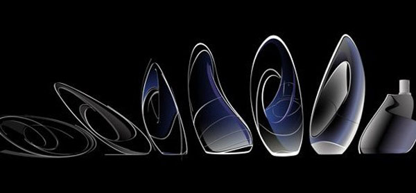 Designerskie opakowanie perfum : Zaha Hadid