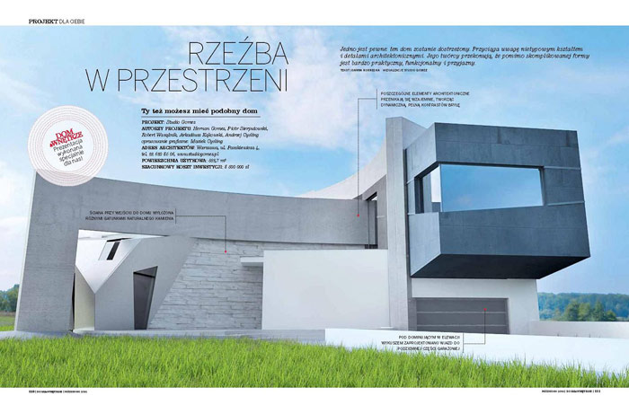 Niezwykły Dom Kosmos Hernana Gomeza - Łódź