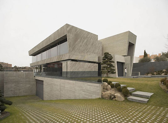 Dom z betonu - The Open Box House : A-cero