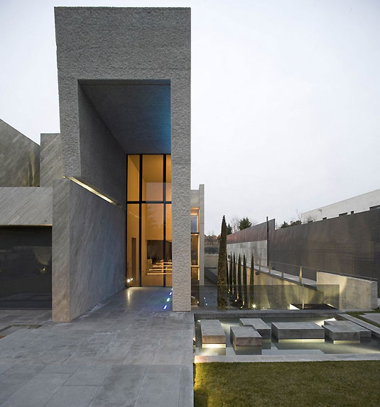 Dom z betonu - The Open Box House : A-cero