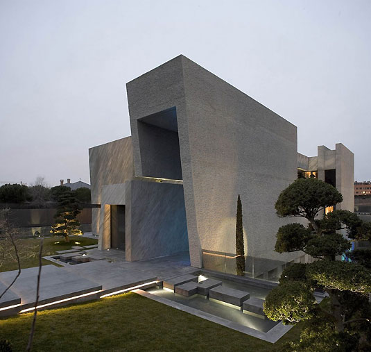 Dom z betonu - The Open Box House : A-cero