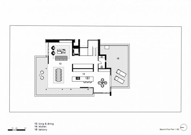 Dom z tarasem: MPR Design Group