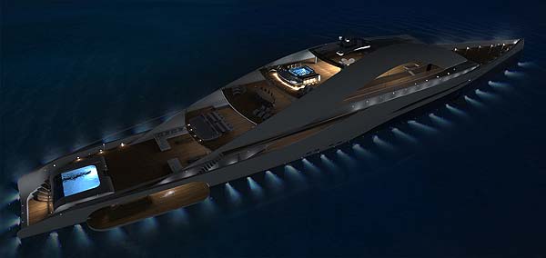 Projekt jachtu UNA-90m