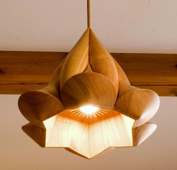 Drewniane klosze lamp