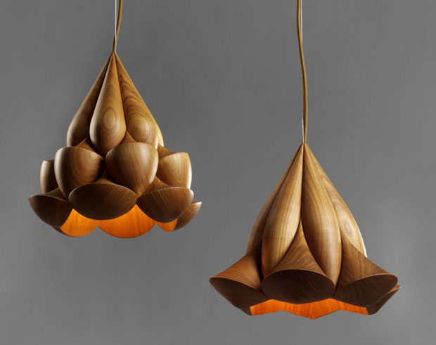 Drewniane klosze lamp