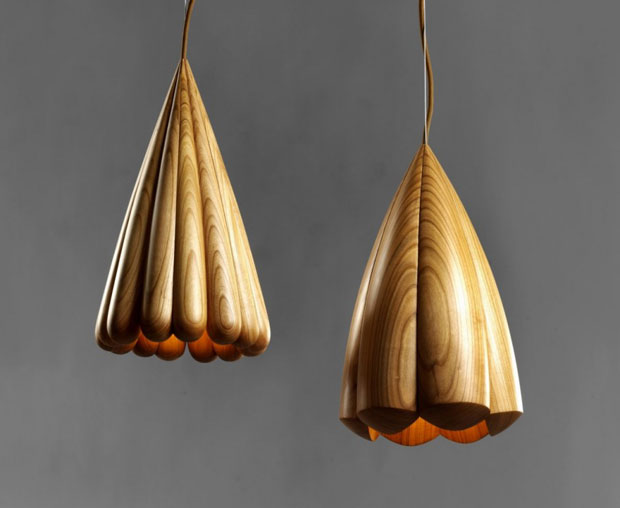 Drewniane klosze lamp