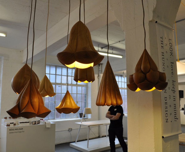 Drewniane klosze lamp