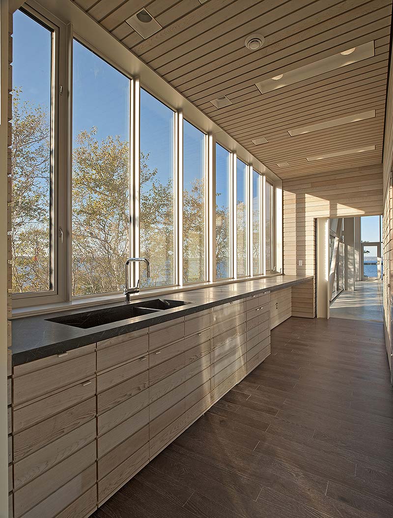 Nowoczesna kubatura domu nad oceanem: Kanada
