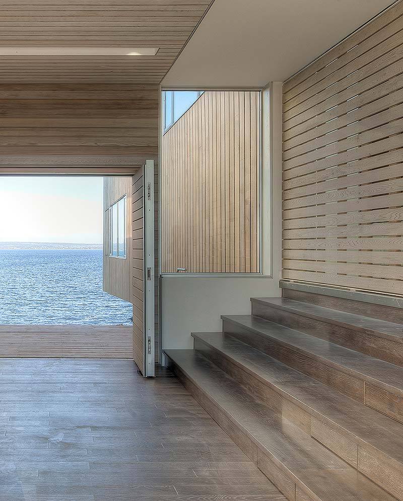 Nowoczesna kubatura domu nad oceanem: Kanada