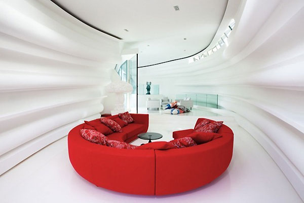 Luksusowy dom : tecARCHITECTURE & Marcel Wanders Studio