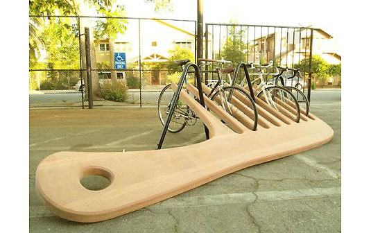 Mała architektura : stojaki rowerowe