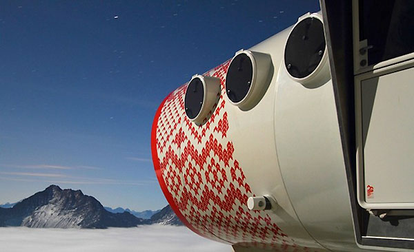 Modułowa konstrukcja na Mt.Blanc