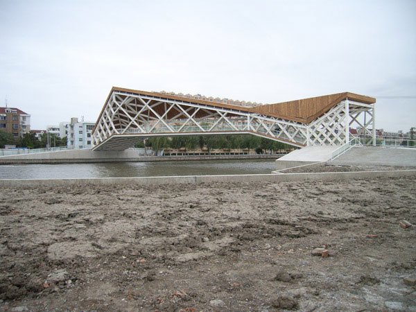 Most pieszy / Quingpu, China