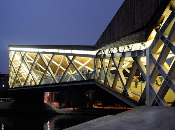 Most pieszy / Quingpu, China
