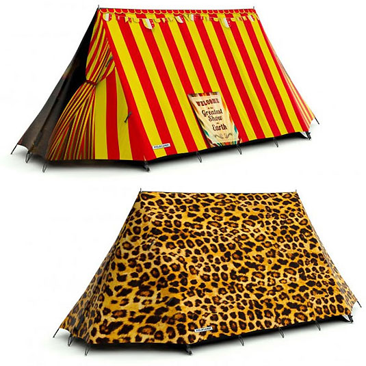 Nietypowy namiot na campingu : fieldcandy