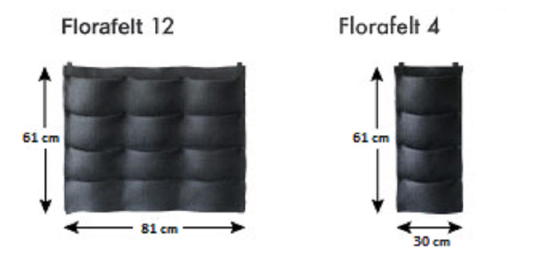 FLORAFELT –  prosty sposób na ogród wertykalny