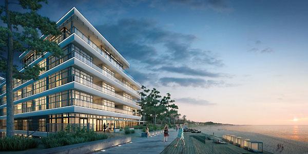 Penthousy w luksusowym apartamentowcu Dune : Mielno Holding