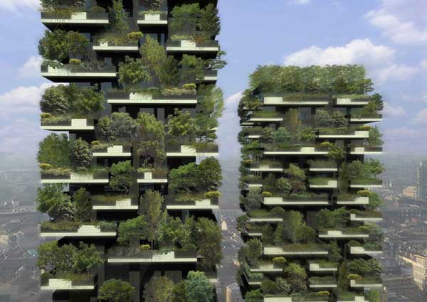 Plac budowy w Mediolanie : Stefano Boeri