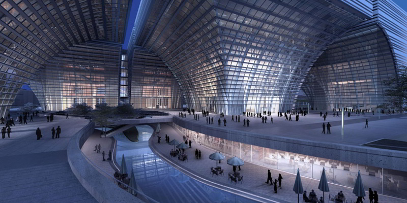Grupa projektowa Gmp Architekten i wygrany konkurs