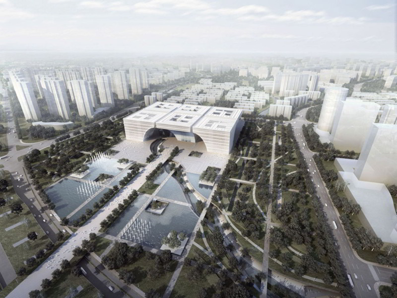 Grupa projektowa Gmp Architekten i wygrany konkurs