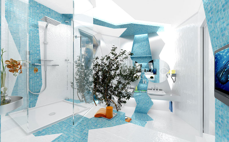 Projekt łazienki od Gamelli Studio Design: Bułgaria