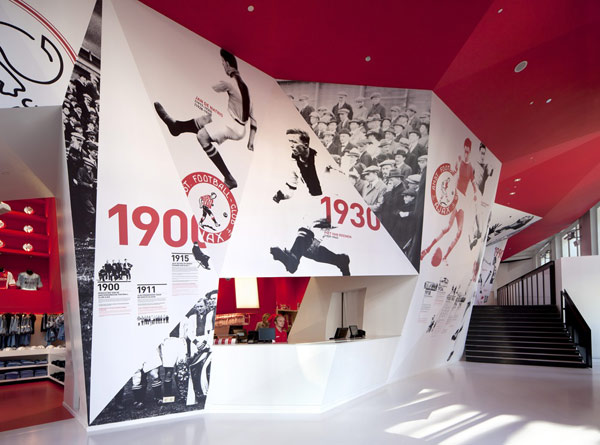 Projekt oświetlenia od LIghtemotion : Ajax Amsterdam