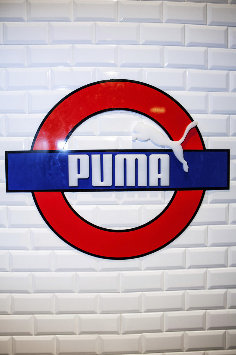  Sklepy Puma : projekty z Amsterdamu, Londynu, Monachium