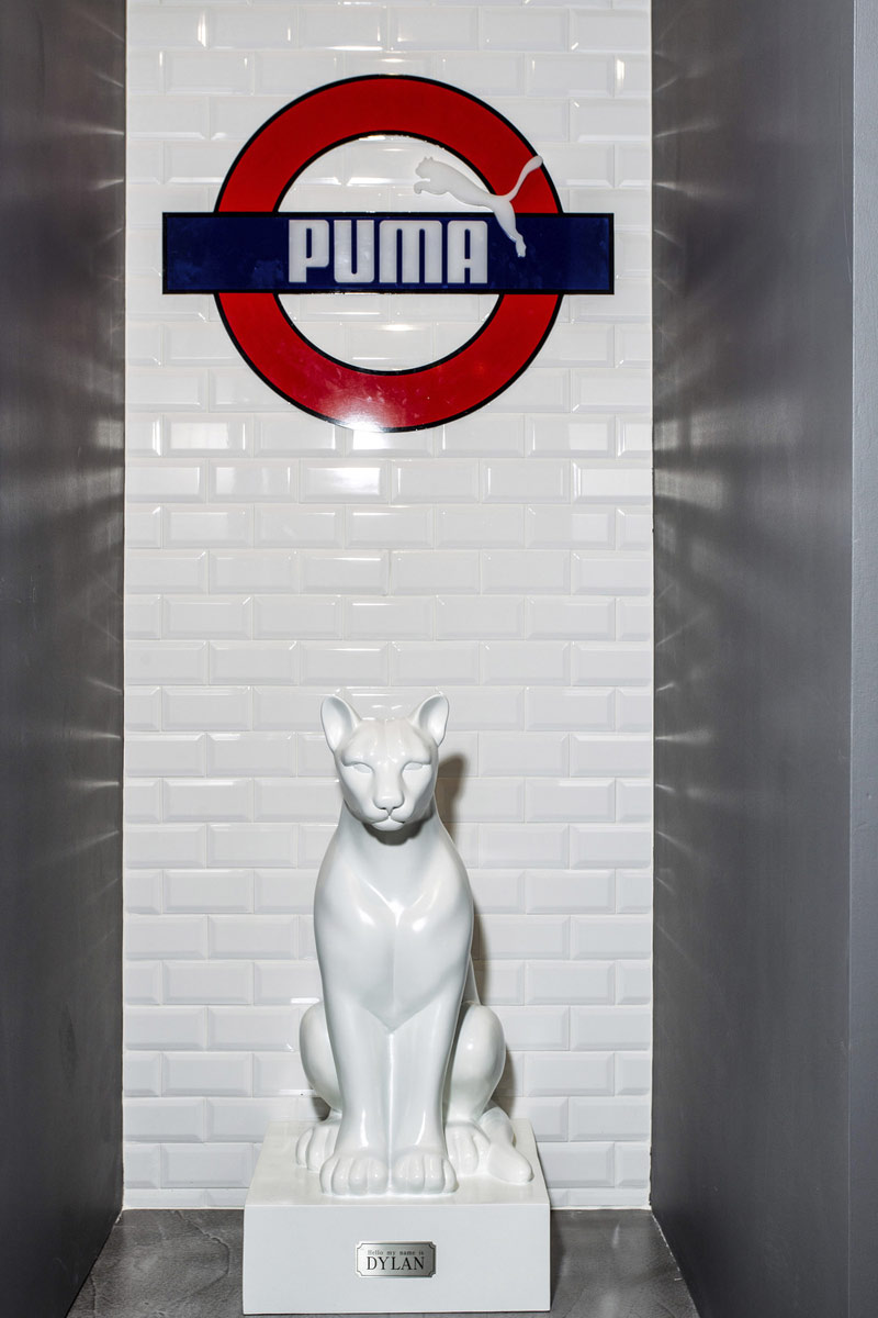  Sklepy Puma : projekty z Amsterdamu, Londynu, Monachium