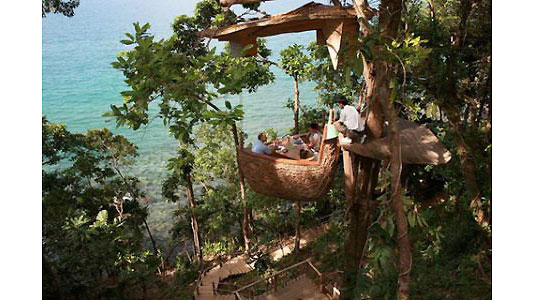 Restauracja na drzewie : Soneva Kiri